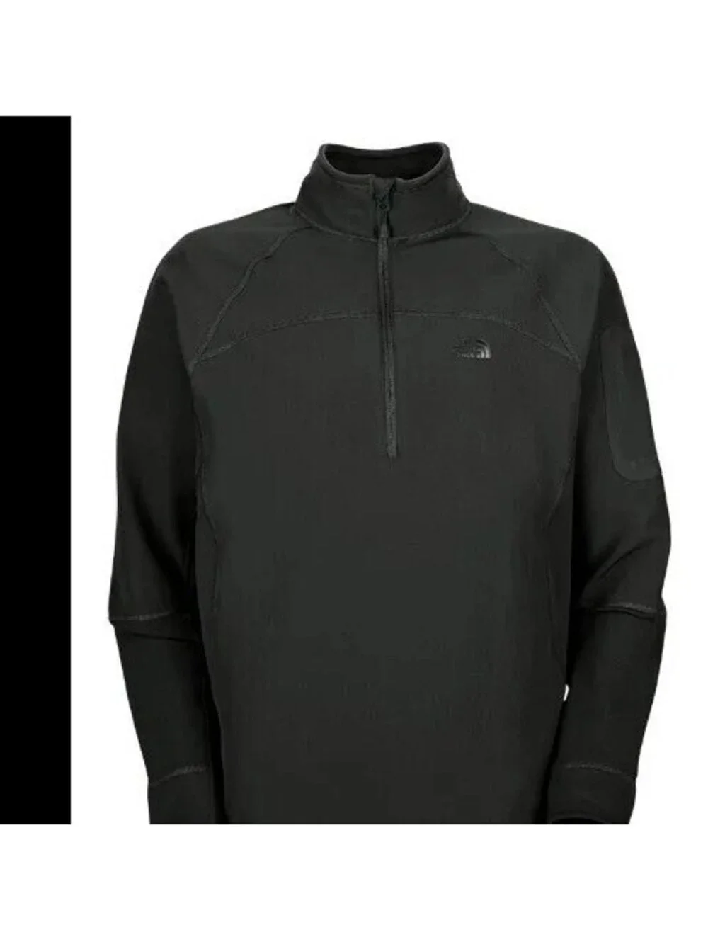 The North Face Jacket Mens XL Sabretooth 1/2 Zip Softshell Hiking Camp Ski Black